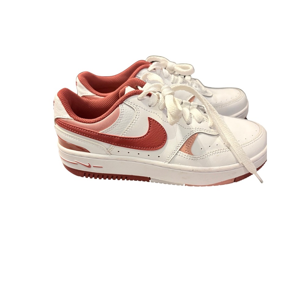 Nike Gamma Force White Terra Blush Pink Low Top Sneakers FQ8822-101 Womens 6.5